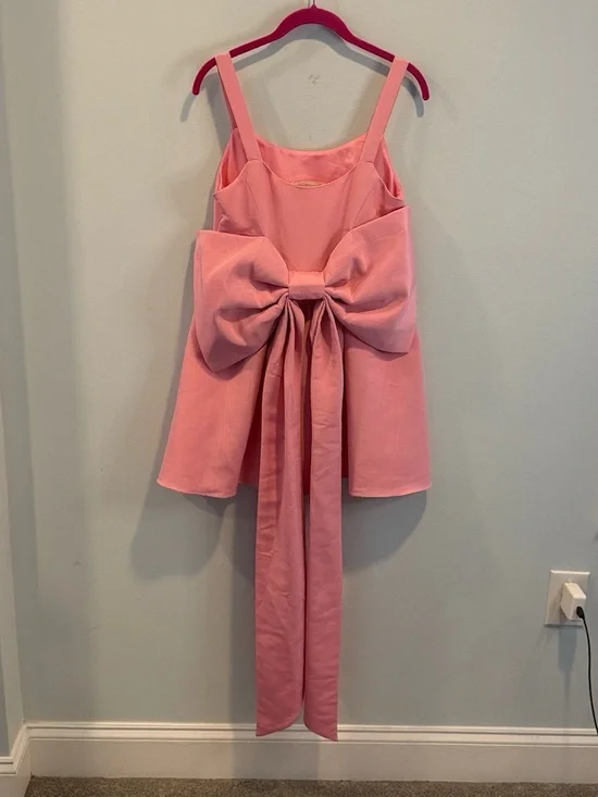 LoveShackFancy “Spin” mini dress in pink 6 - Picture 5 of 5